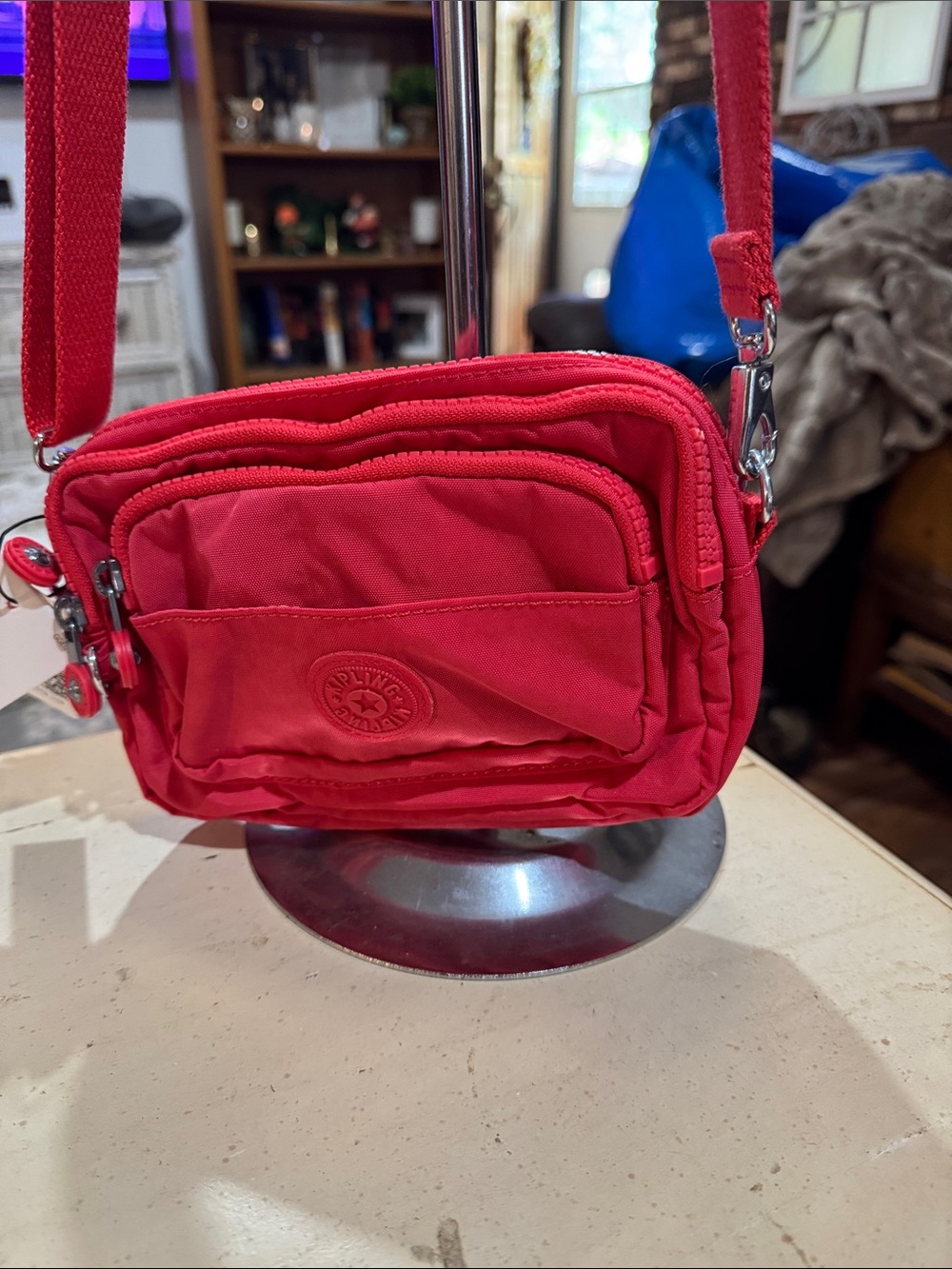 Kipling Meryl Berry Blitz Nylon Crossbody